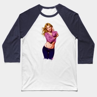 Julianne Hough - An illustration by Paul Cemmick Baseball T-Shirt